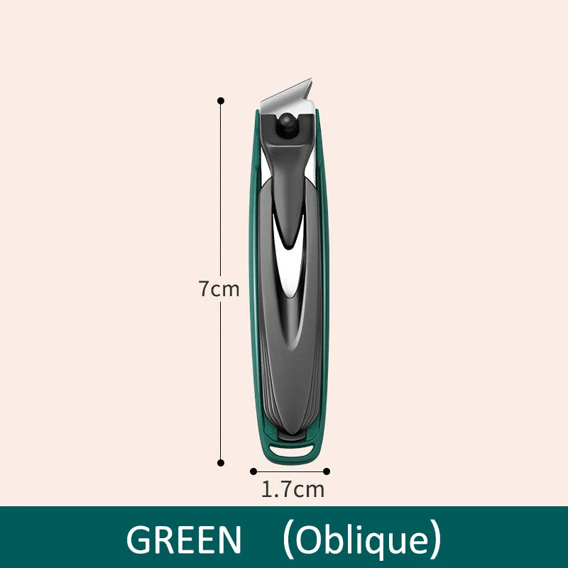 Colorful Nail Clippers, Splash-Proof, Nail Cutter, Detachable Design, Fingernail Clippers, Stainless Steel, Manicure Nail Tool