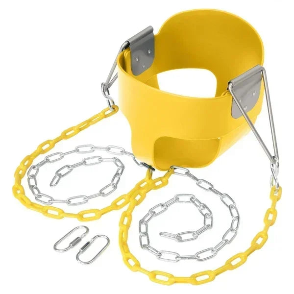 Kinderschaukel-Set mit Sicherheitskette, Schaukelsitz für Innen und Außen, Hinterhof-Spielplatz, Vergnügungspark, Kinderspielzubehör und -ausrüstung