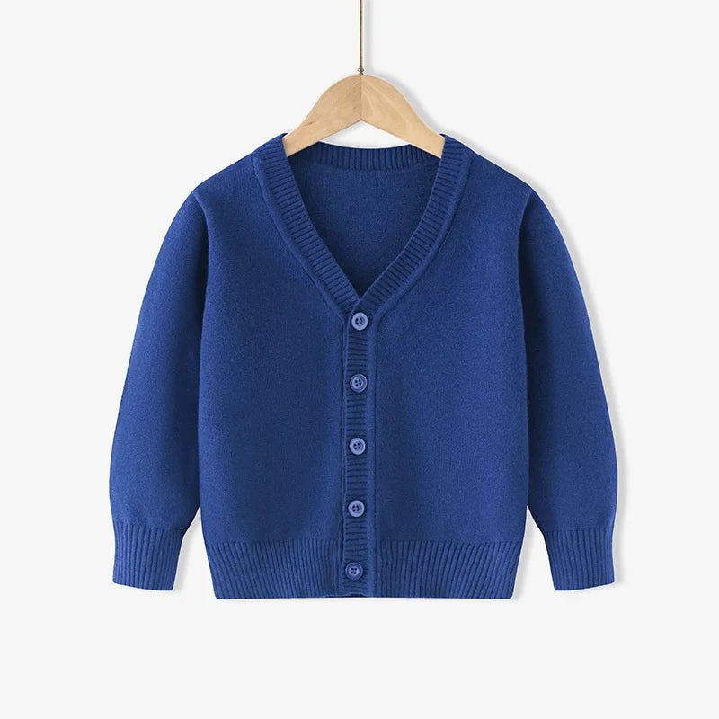Winter Jungen Strick pullover große Kinder Kleidung Herbst Kinder Baumwolle Pullover Teen feste Strickwaren Mäntel 2-12 Jahre