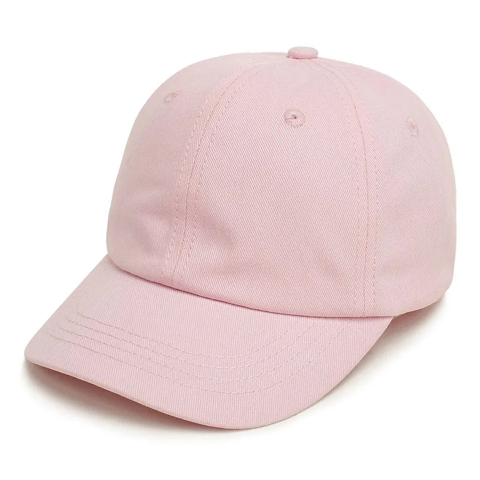 Baby Mädchen Baseball Caps Rosa Schwarz Weiß Grau Kinder Niedrigen Profil Sonne Hut Kinder Jungen Lauf Headwear Kleidung Zubehör