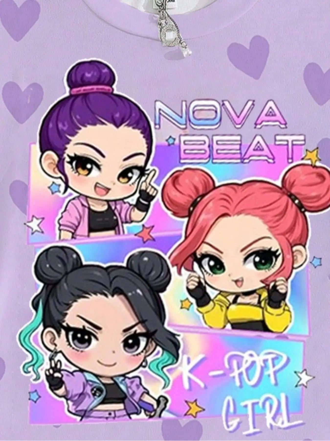 Girls K-Pop Graphic Tee