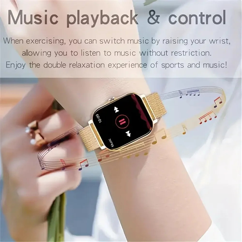 KESHUYOU 2025, neue Smartwatch, Bluetooth, sprechendes Blutsauerstoff-/Blutdruckmessgerät, Smartwatch für Damen und Herren, Weihnachtsgeschenk
