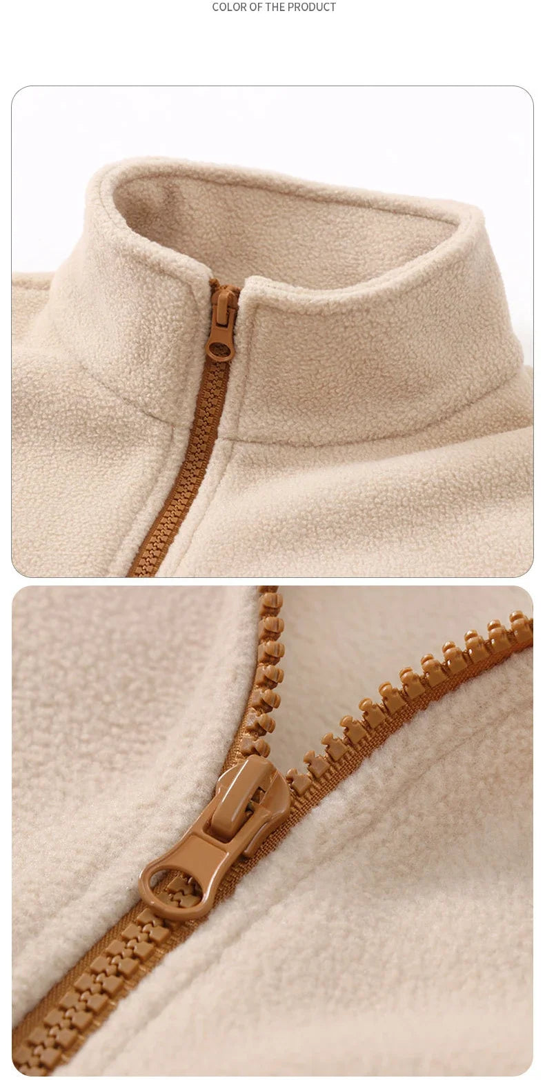 Kinder Polar Fleece Westen Herbst Winter dicke warme Teen Jungen Mädchen Tops Oberbekleidung lässig All-Match Kinder Westen 4-18 Jahre