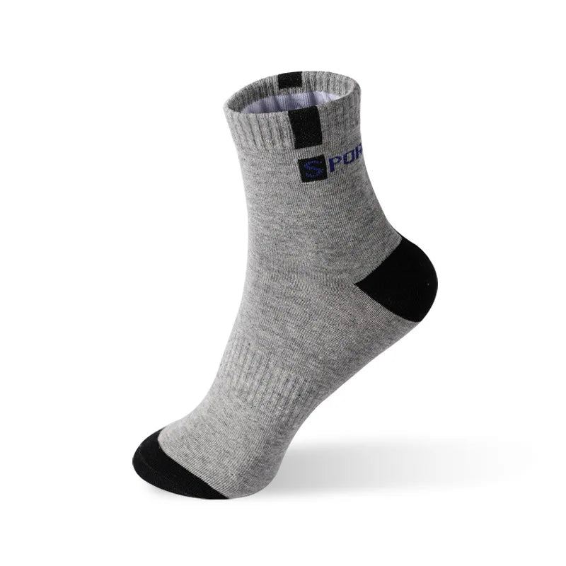 5 Paar Größe 37–43 Herren Bambusfaser Herbst Winter Herren Socken Atmungsaktive Baumwolle Sportsocke Atmungsaktive Deodorant Business Socken