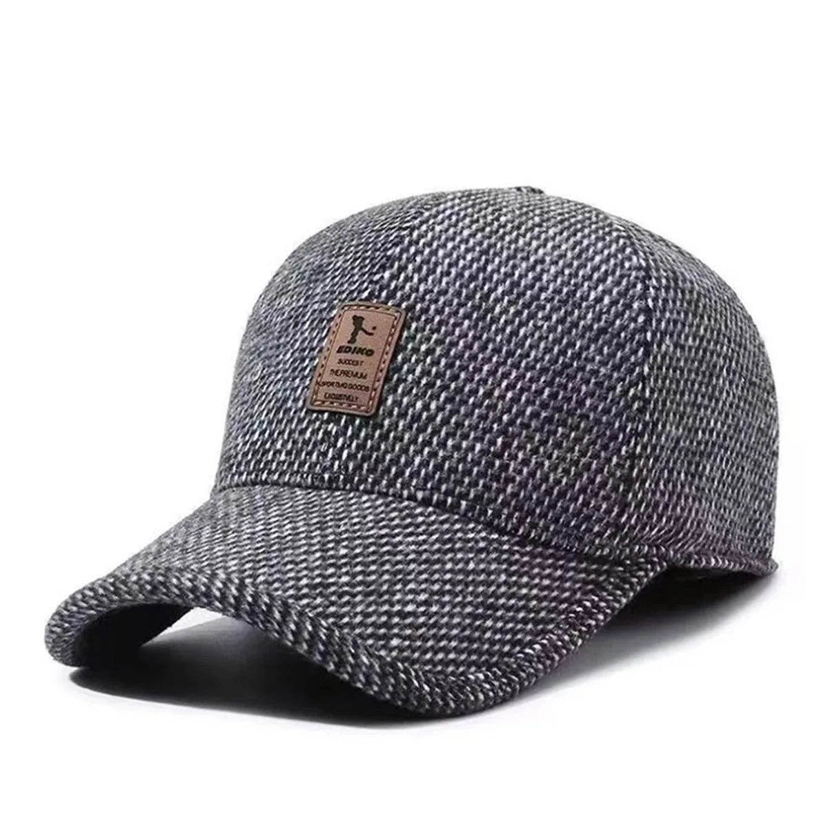 Mützen für Herren mittleren Alters und ältere Menschen für Herbst und Winter, warme Ohrenschutzkappen für ältere Menschen, Väter und Opa, mit Fleece gefütterte Baseballkappen