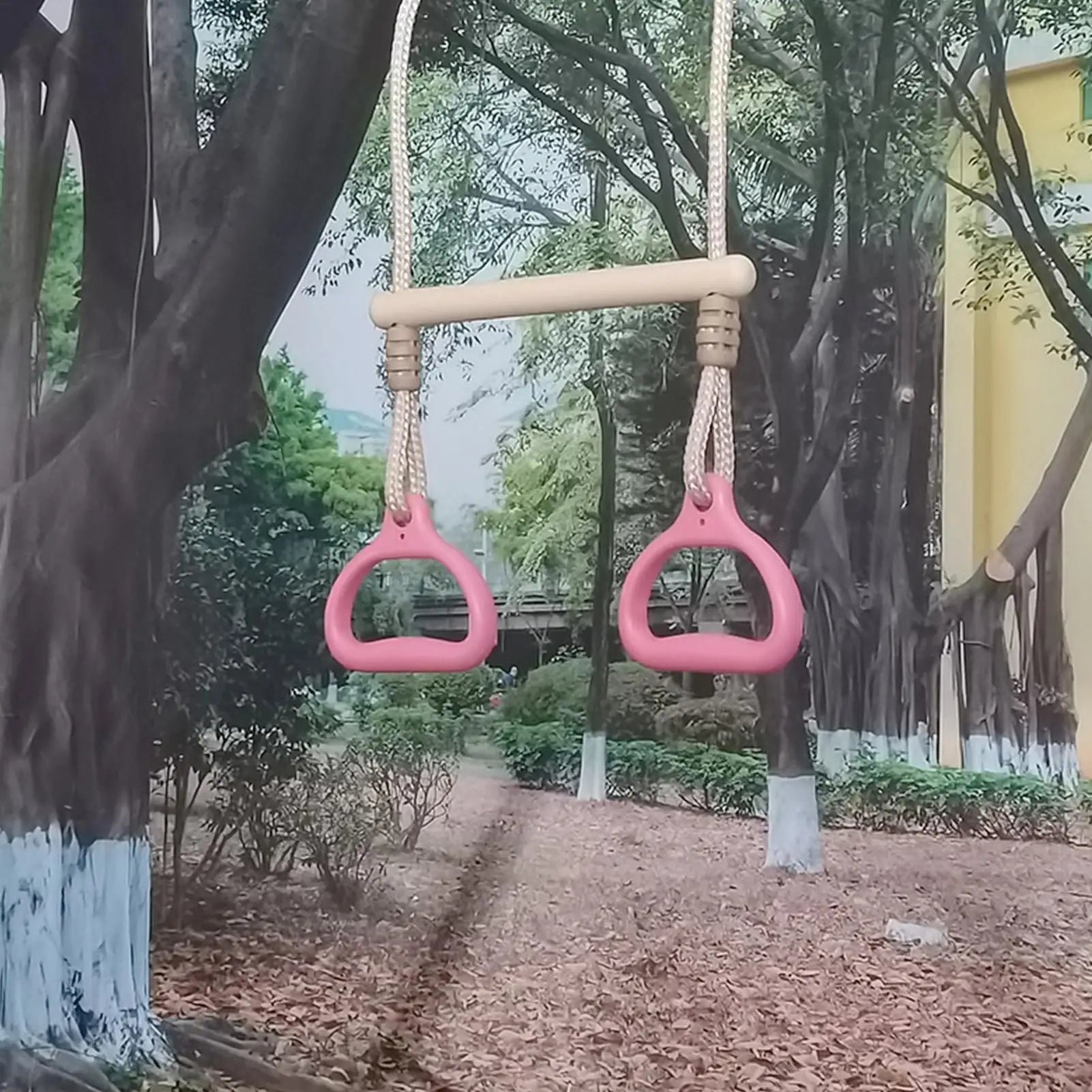 Schaukelstange, Fitnessgeräte, Ringe, Bar, lustig, ergonomisch, stabil, Kinderspiel für Erwachsene, Kinder, Hinterhof, Spielplatz, drinnen und draußen