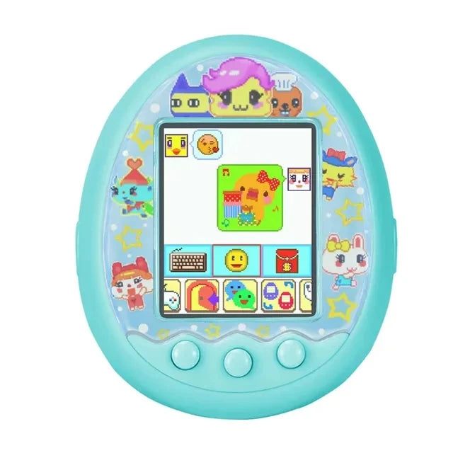 Tamagotchi Elektronisches virtuelles Haustier mit Farbbildschirm, Spieltasche, interaktives virtuelles Haustier, Dating-Spielmaschine, Kinderspiel, Spielzeug, Mädchen