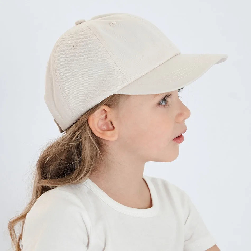 Baby Mädchen Baseball Caps Rosa Schwarz Weiß Grau Kinder Niedrigen Profil Sonne Hut Kinder Jungen Lauf Headwear Kleidung Zubehör