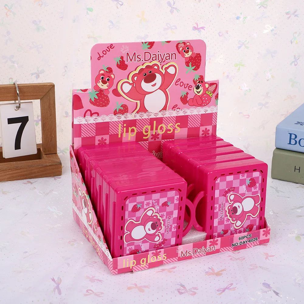 Cute Bear Lip Gloss Set