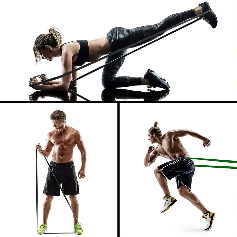 20 ~ 230lbs Heavy-Duty Widerstand Band Agility Training Workout Gym Ausrüstung Yoga Pilates Zubehör Gummiband Home Gym