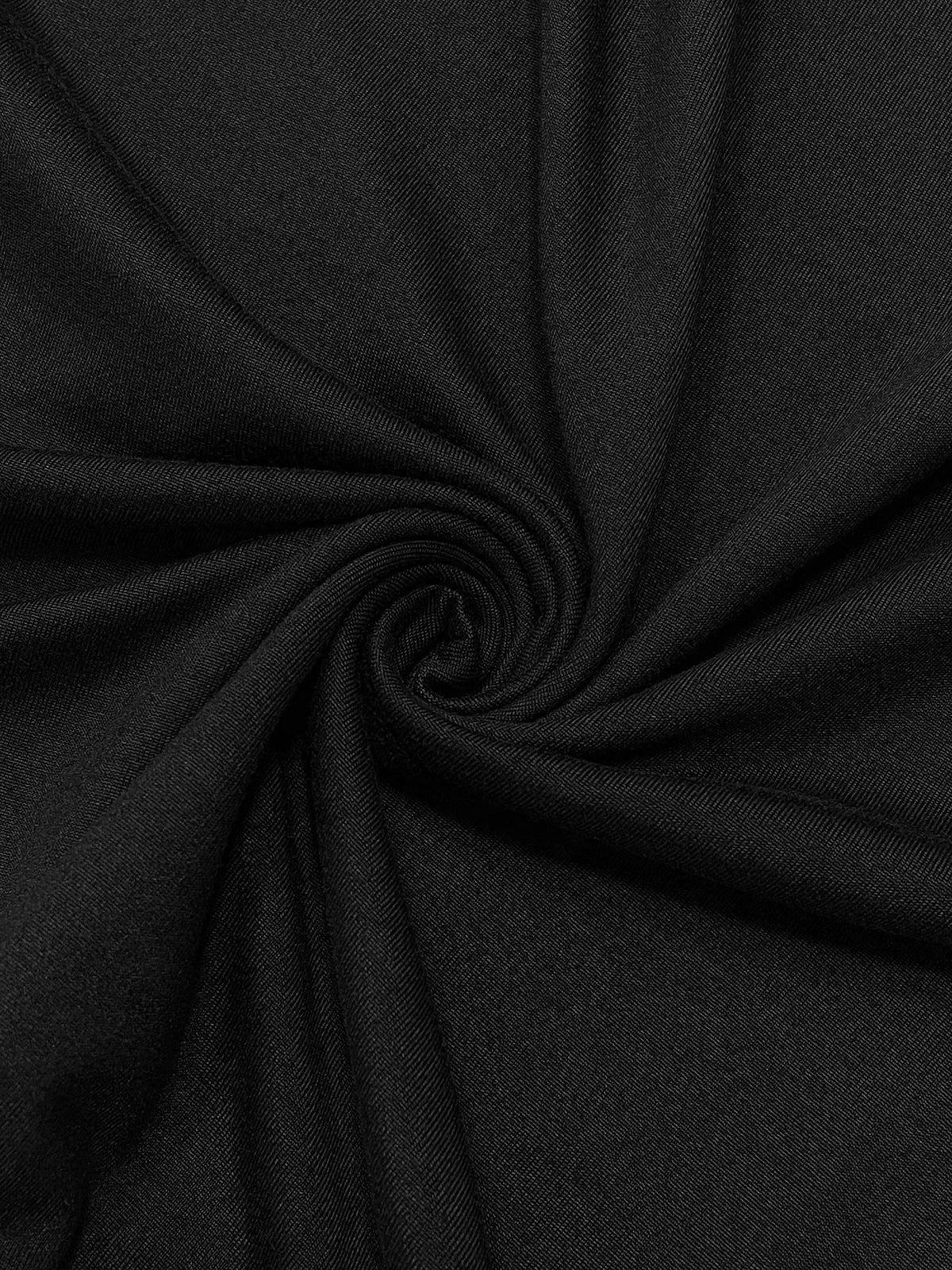 Solides, langärmliges, figurbetontes Damenkleid, schickes, einfaches, minimalistisches, lässiges, modisches, langes Kleid mit U-Ausschnitt, Damenbekleidung