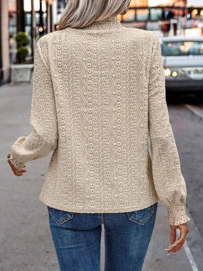 Herbst Winter Mode Damen Hälfte Rollkragen Vielseitig Herbst Bodenbildung Shirt Damen Langarm Rundhals Top T-shirt Blusas Dama