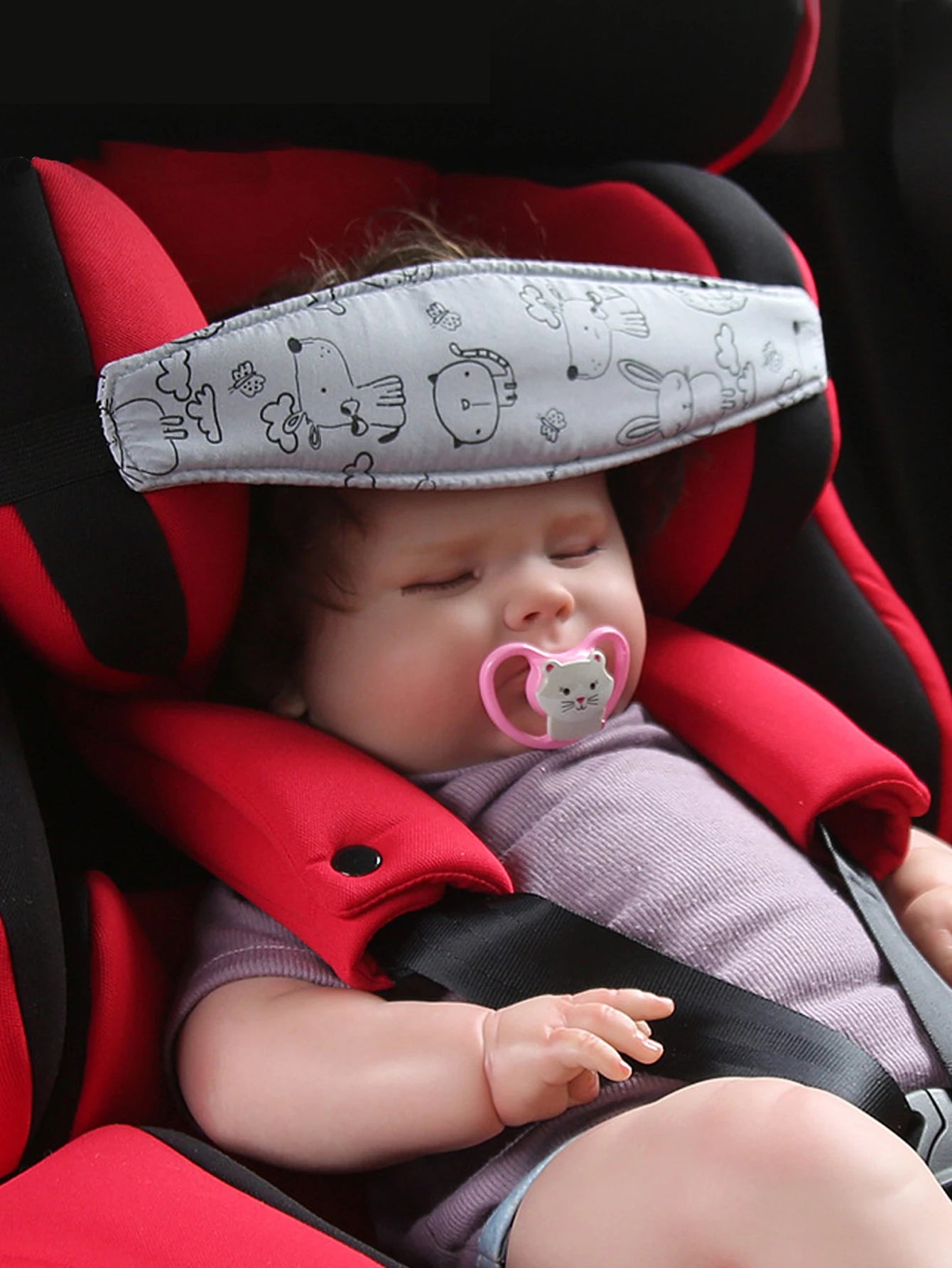 Baby Auto Sitz Kopf Unterstützung Kinder Kinderwagen Befestigungs Gürtel Einstellbar Junge Mädchen Laufgitter Schlaf Stellungs Baby Saftey Kissen