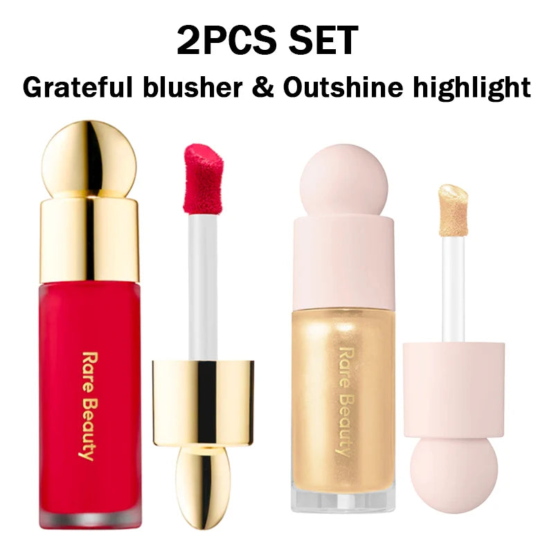 Rare Beauty Soft Pinch Liquid Blush Seidig und gleitet auf reibungslos, langanhaltendes, pralles Make-up Hope Love Virtue Happy Wonder Worth