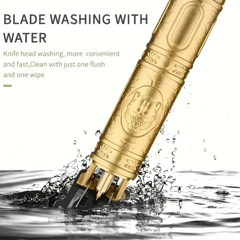 Carving T9 Vintage Professionelle Elektrische Haar Schneiden Maschine USB Aufladbare Tragbare Rasierer Trimmer Für Bart Pflege Beste Geschenk
