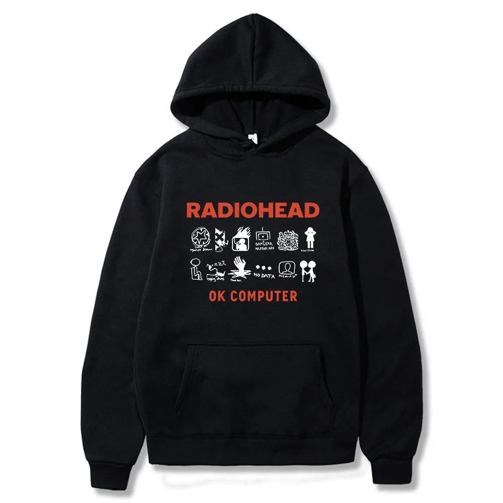 Vintage Rock Band Radiohead Hoodie Hip Hop Alles Musik Album Drucken Sweatshirt Harajuku Streetwear Oversize Hoodies Teens