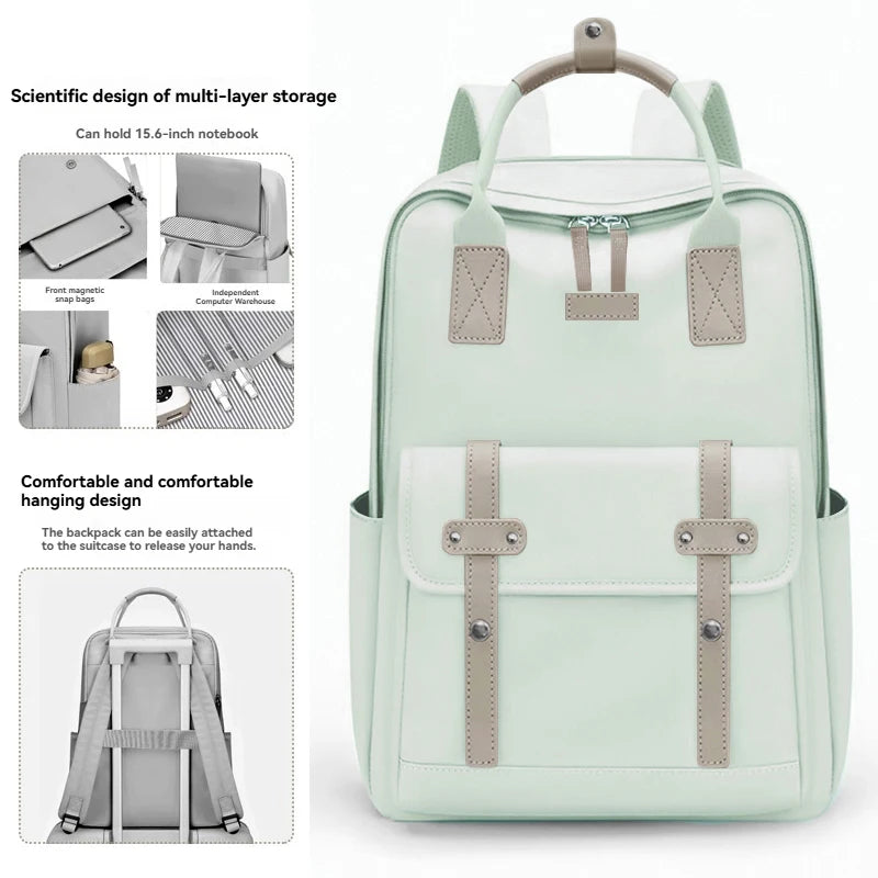 Mama-Tasche in tragbaren High-End-Mutter- und Babytasche, Mama-Tasche, Damen-Rucksack, leichter Reiserucksack