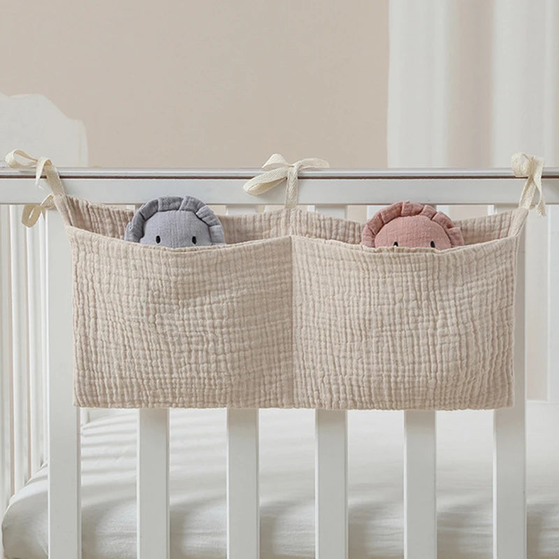 Baby Stuff Organizer Nursery Storage Bag Multifunctional Newborn Bed Bag for Children's Bedding Diaper Bag Stroller Organizer