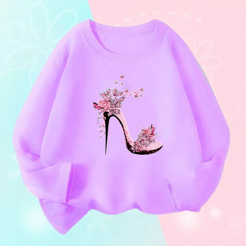 Girls Long Sleeve Graphic Tee