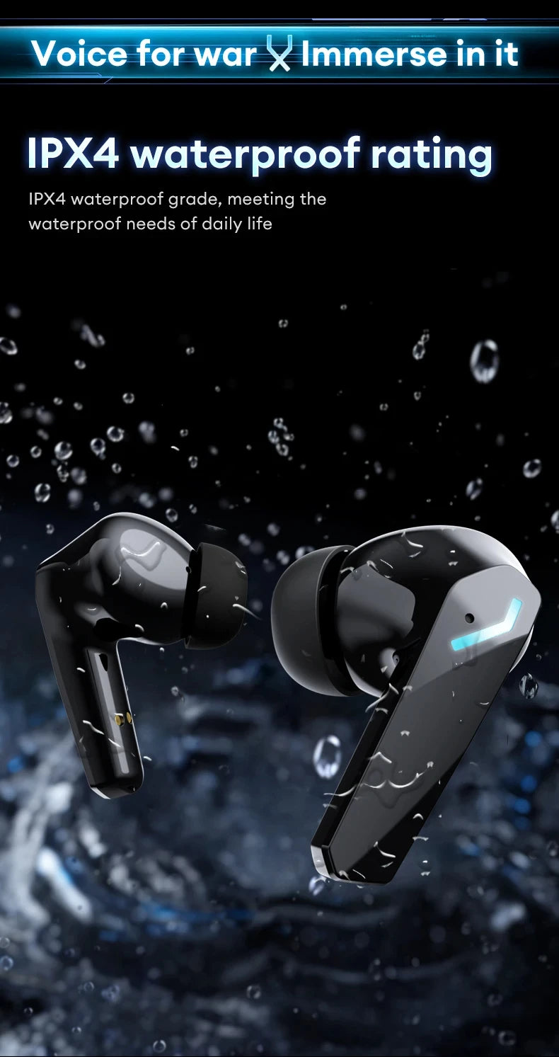 Lenovo XT53 Wireless Upgrade Bluetooth 5.4 Kopfhörer Ultra Long Endurance Gaming Headset mit geringer Latenz LED-Digitalanzeige-Ohrhörer