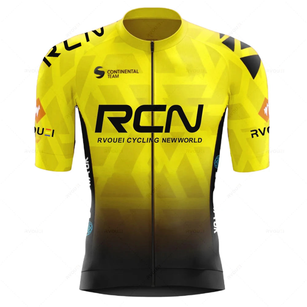 2026 Rvouei Team Radtrikot-Set Sommer Atmungsaktiver Rennrad-Anzug Fahrrad-Uniform Bike MTB Kleidung Neue Sport-Radsport-Kits