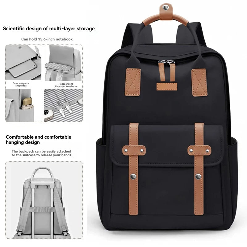 Mama-Tasche in tragbaren High-End-Mutter- und Babytasche, Mama-Tasche, Damen-Rucksack, leichter Reiserucksack