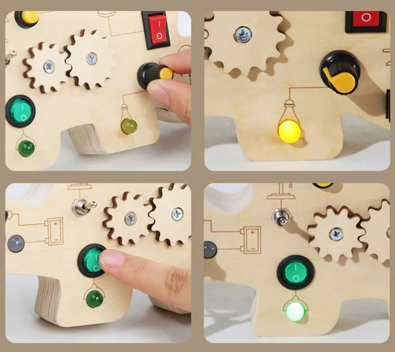 Montessori LED Busy Board