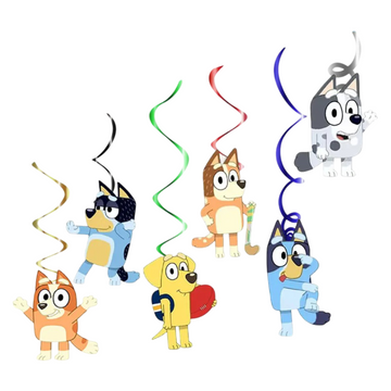 Bluey & Bingo Spiral Party Decorations