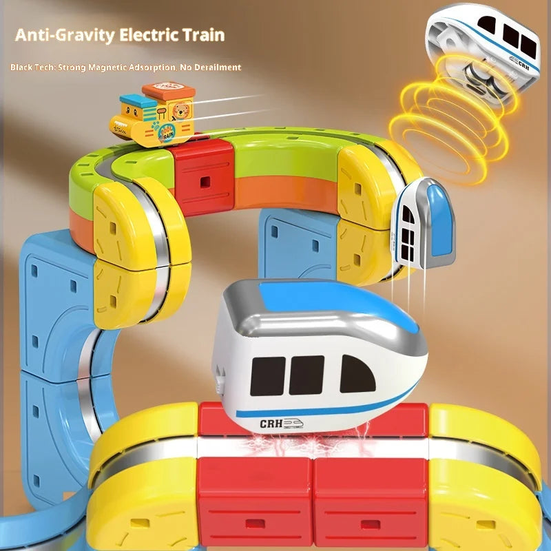 Magnetische Kugel Zug Set Für Kinder Mit Elektrische Lokomotive Diy Track Bausteine Stem Pädagogisches Bau Spielzeug Geburtstag