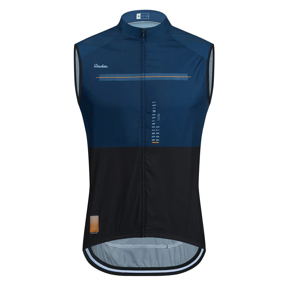 Männer Raudax Ärmellose Radfahren Weste Mesh Ciclismo Lets Gobik Unterhemd Jersey Winddicht Radfahren Kleidung Gilet Motorrad Weste