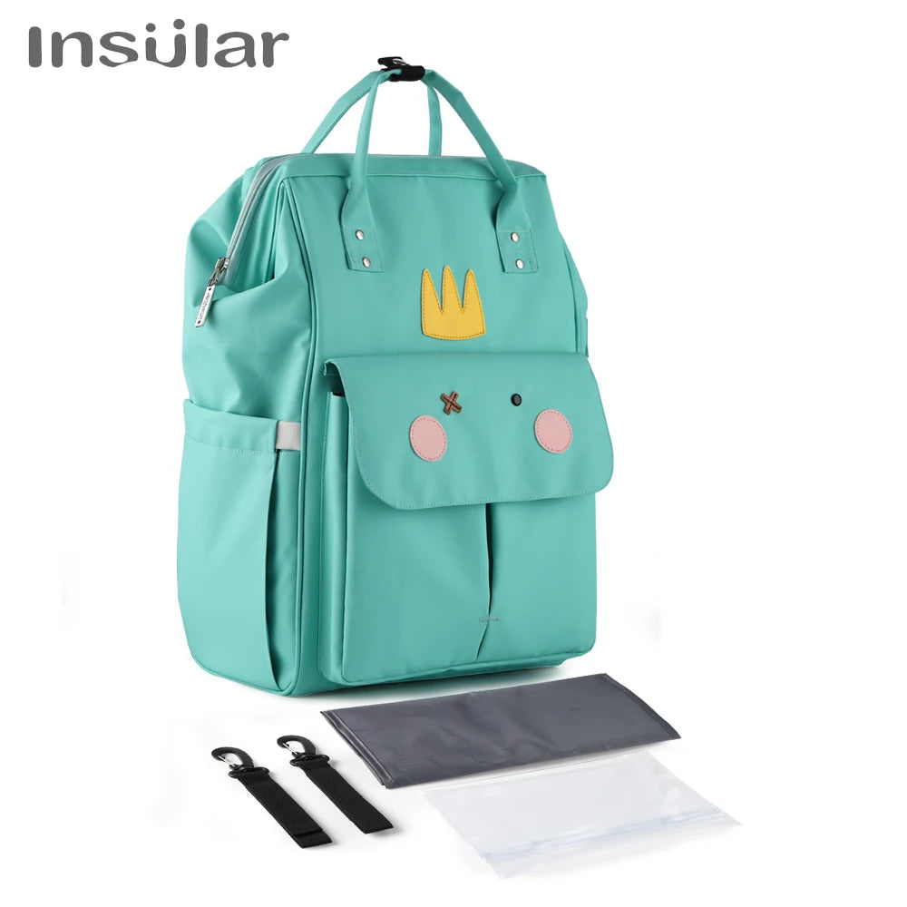 Wasserdichte Mama Windel Rucksack Cartoon Design Mutter Mutterschaft Windel Reisetasche große Kapazität Baby pflege Pflege Kinderwagen Taschen