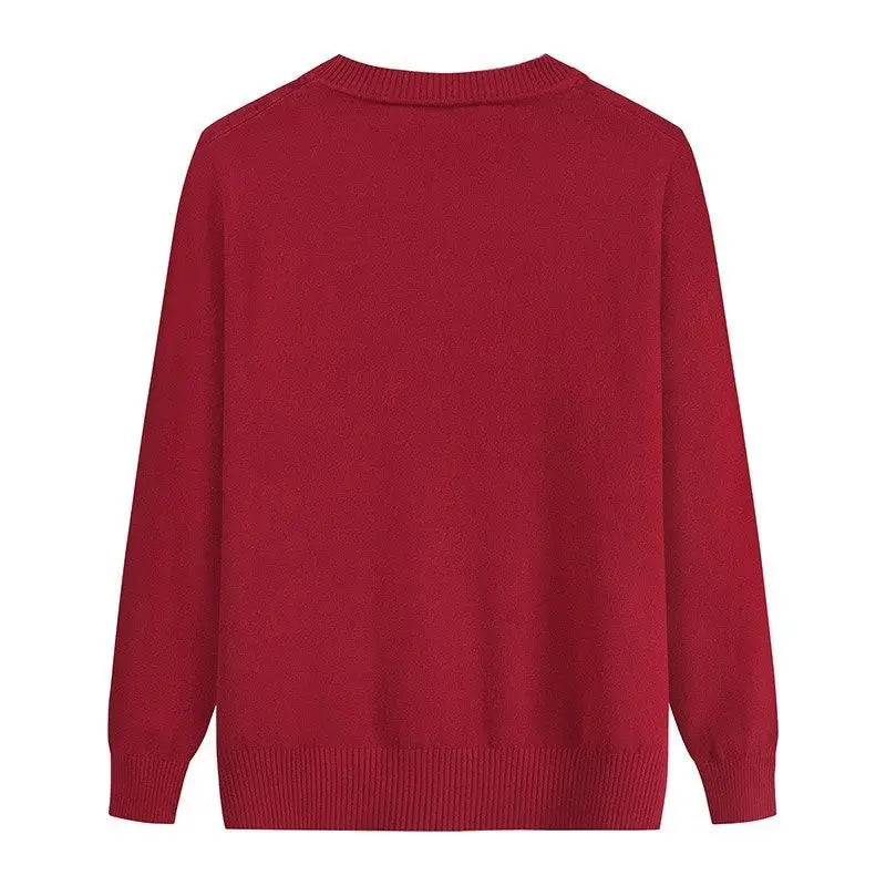 Rundhalspullover mit Zopfmuster für Frauen mittleren Alters und Senioren, für Mutter und Großmutter, Frühling, Herbst, Winter, Lässiger Basis-Pullover