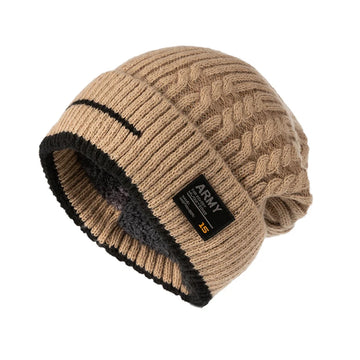2023 Winter Beanie Hut für Männer Gestrickte Hut Winter Kappe Beanie Frauen Dicke Motorhaube Hüte Skullies