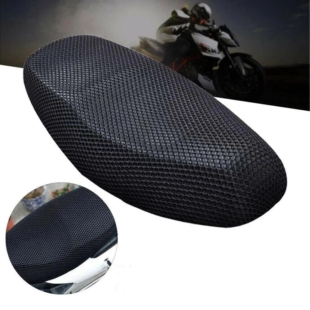 Sommer Cool 3D Mesh Motorrad Sitzbezug Atmungsaktive Roller Sitzbezüge Kissen Anti-Rutsch-bezug Grid Schutz pad