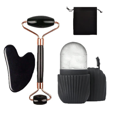1/2/3 Stück Ice Face Roller Gesichtspflege Ice Roller Set, Gesichtsroller GuaSha FaceTool Set, Gesichtsmassage Roller Lifting Contouring
