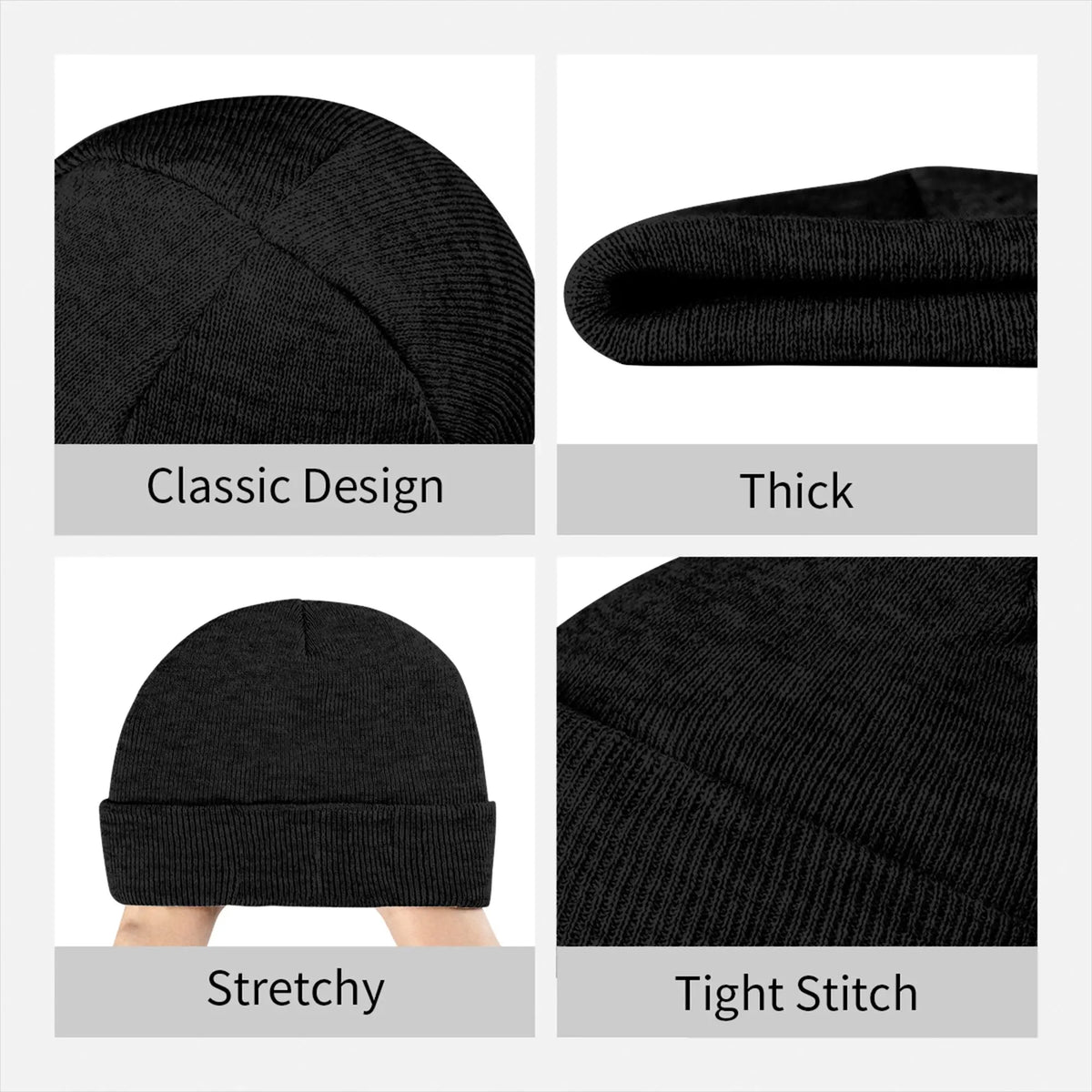 Die Strickmütze „Grandfather Grandpa“, Mütze für Väter, Kpop, elastisch, Unisex, für Erwachsene, Mützen mit Herbstmuster, Geburtstagsgeschenk