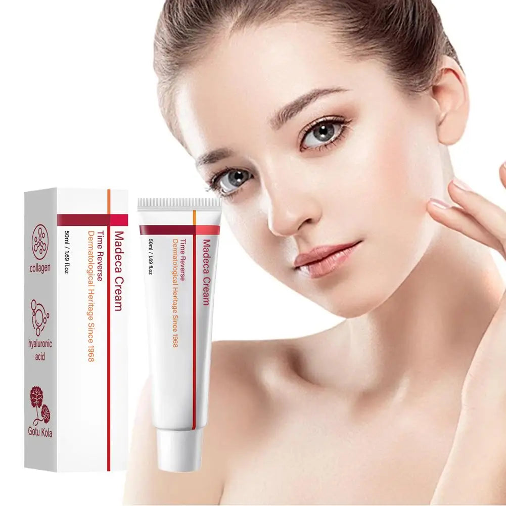 Koreanische Centella Asiatica Gesichtsreparaturcreme, tägliche nährende Feuchtigkeitscreme, aufhellendes, leichtes Gesichtspflege-Make-up