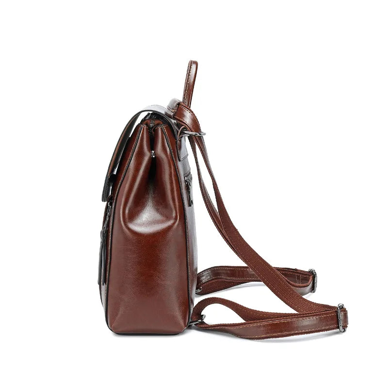 Frauen Rucksack Kreuz körper Schulter Tasche Aus Echtem Leder Mädchen Schule Weibliche Natürliche Haut Buch Laptop Rucksack Messenger Taschen