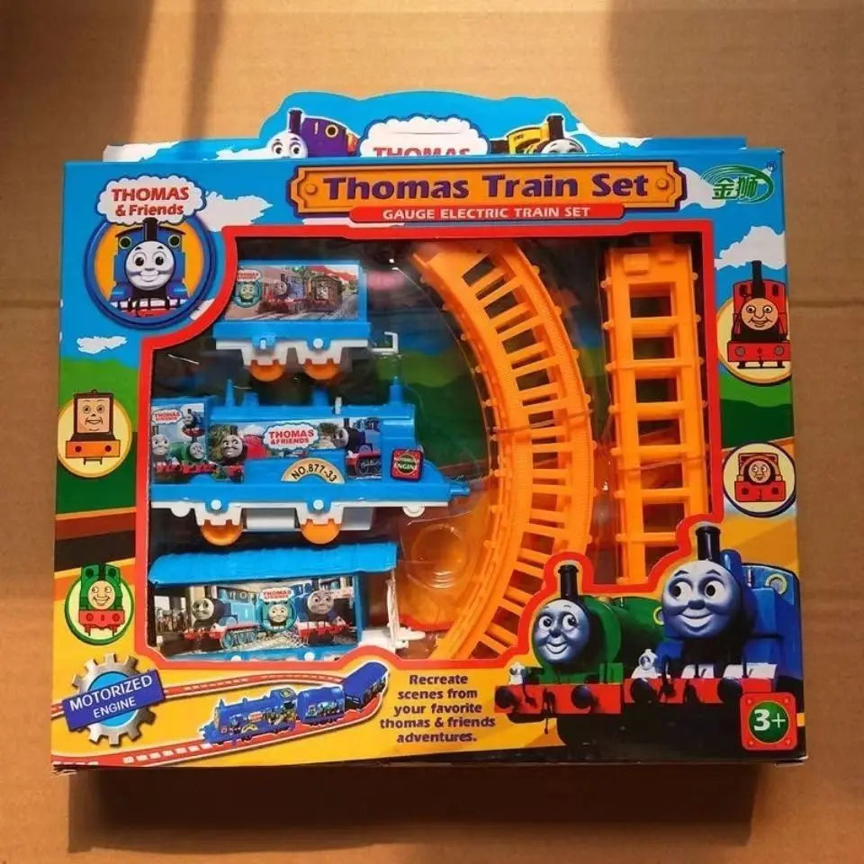Neues Elektrisches Spielzeugeisenbahn-Set für Kinder mit Lernfunktion und Montagebahn