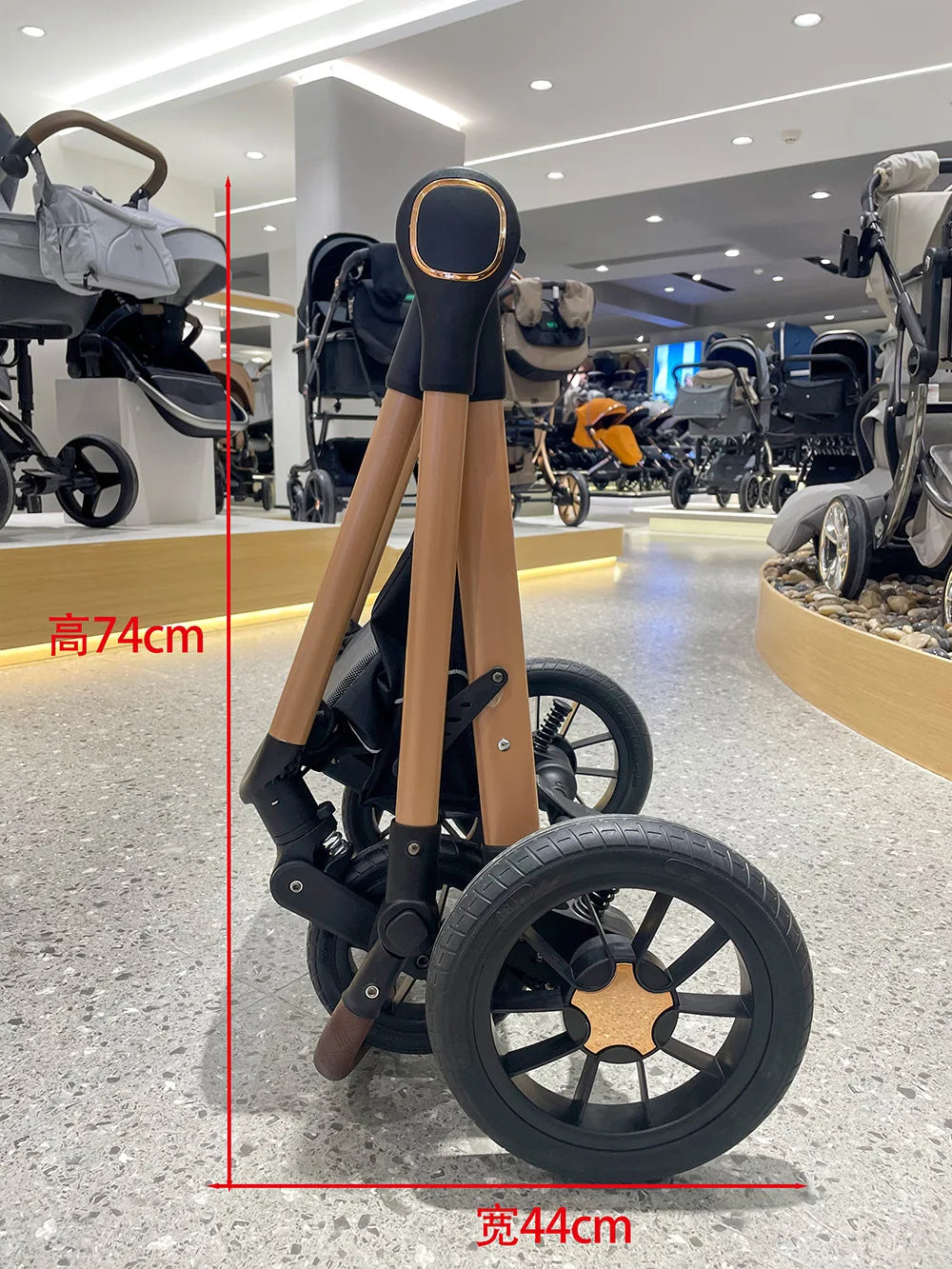 Lazychild Kinderwagen, multifunktionaler Schlafkorb, Kinderwagen zum Sitzen oder Liegen, neuer Kinderwagen mit hoher Landschaft