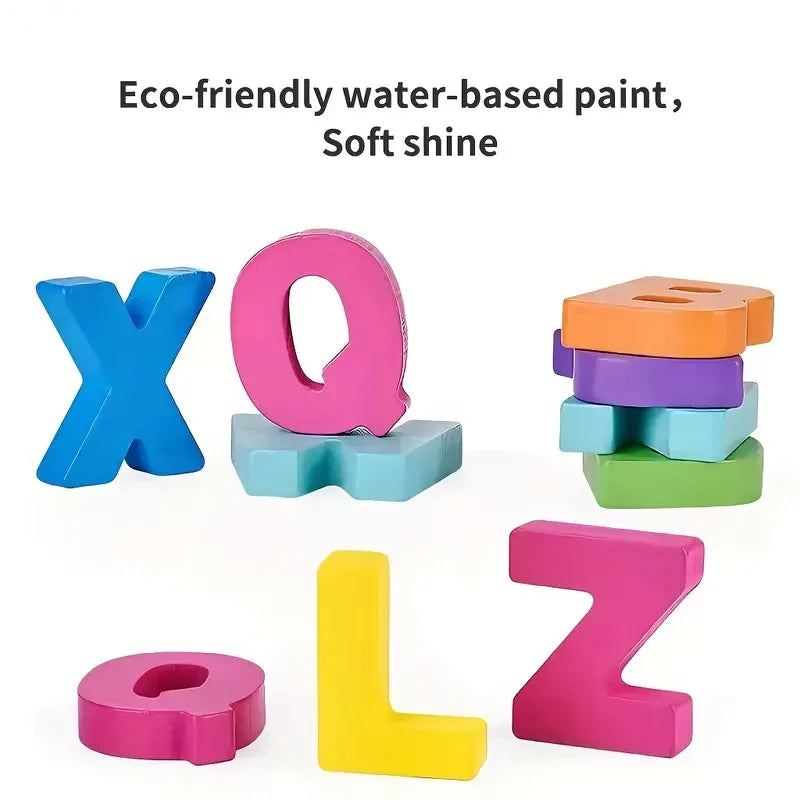 Wooden Alphabet Puzzle Toy