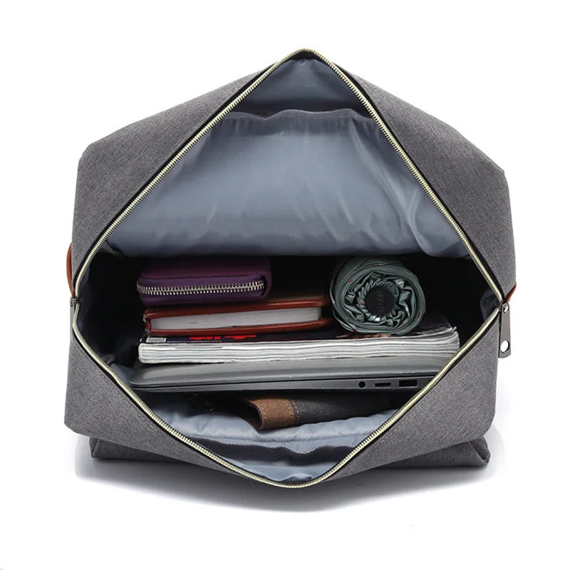 Teens Vintage Canvas Laptop Backpack