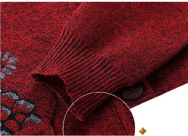Neue Druck Mittleren Alters Mutter der Frühling Herbst Langarm Pullover Frauen Gestrickte Bodenbildung Shirt Wolle Winter Oma Strickjacke