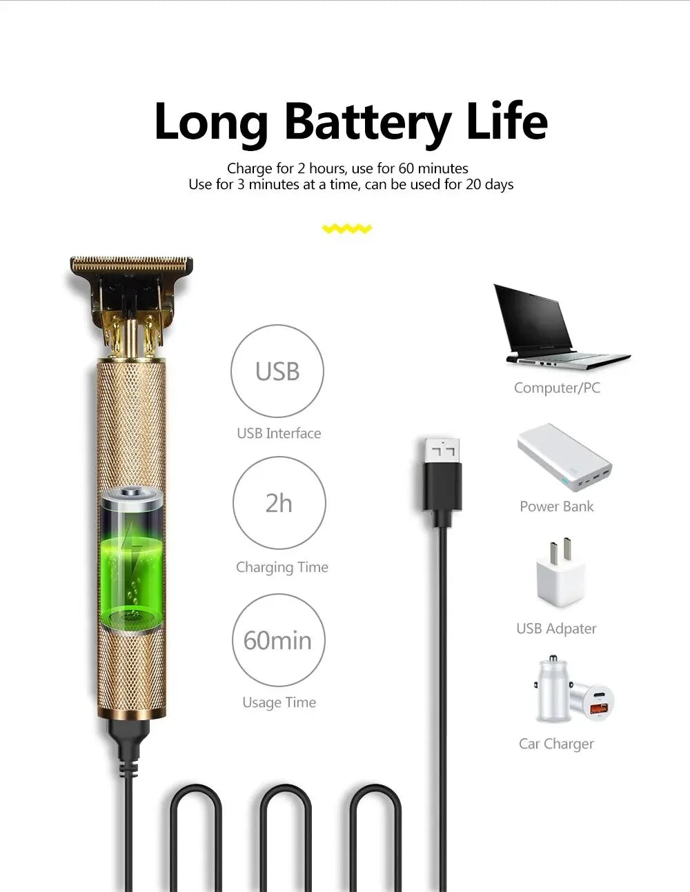 Carving T9 Vintage Professionelle Elektrische Haar Schneiden Maschine USB Aufladbare Tragbare Rasierer Trimmer Für Bart Pflege Beste Geschenk