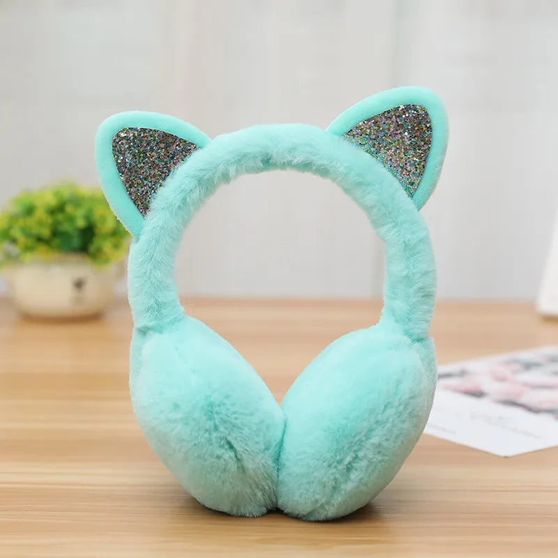 Cat Ear Plush Earmuffs