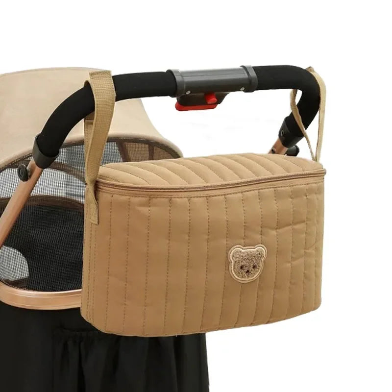 Mom Bags Korea Cute Bear Portable Multifunctional Stroller Diaper Bag Soft Maternity Storage Bags Baby Diaper Bag