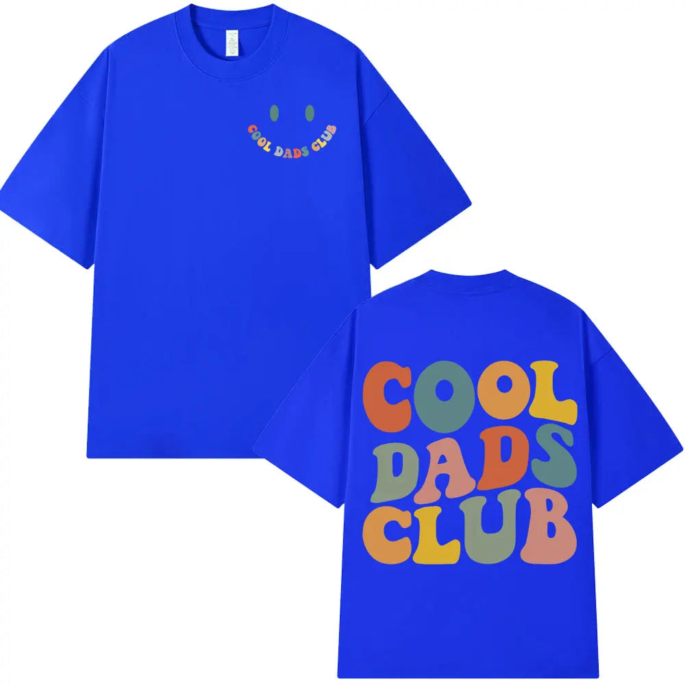 Cool Dad Club T-shirt Männer Kleidung Väter Geburtstag Kurzarm T-shirts Großvater Ehemann Homme Baumwolle T-shirt Tops Streetwear