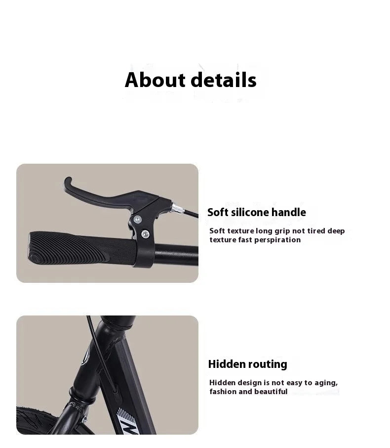 Handbremsroller für Erwachsene für Jugendliche zur Arbeit, großes Rad, zweirädriger, faltbarer Urban Campus-Mobilitätsroller, heiß neu
