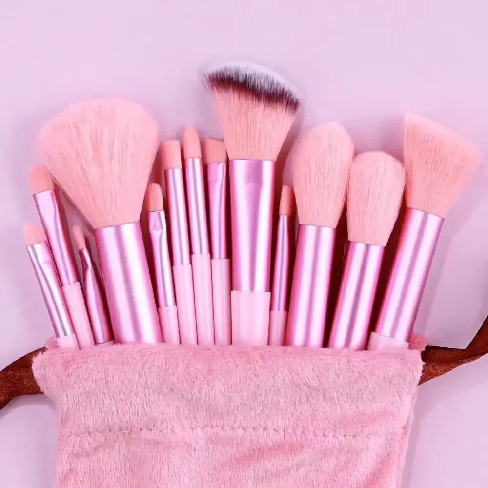13-teiliges Make-up-Pinsel-Set für Lidschatten, Foundation, Damen, Kosmetikpinsel, Lidschatten, Rouge, Schönheit, weiche Make-up-Werkzeugtasche