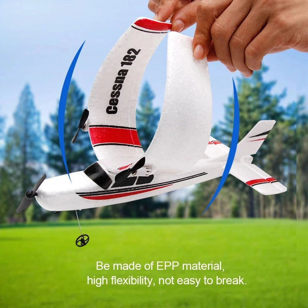 FX801 RC Flugzeug EPP Schaum 2,4G 2CH RTF Fernbedienung Spannweite Flugzeug Feste Spannweite Flugzeug Spielzeug Geschenke für Kinder Kinder